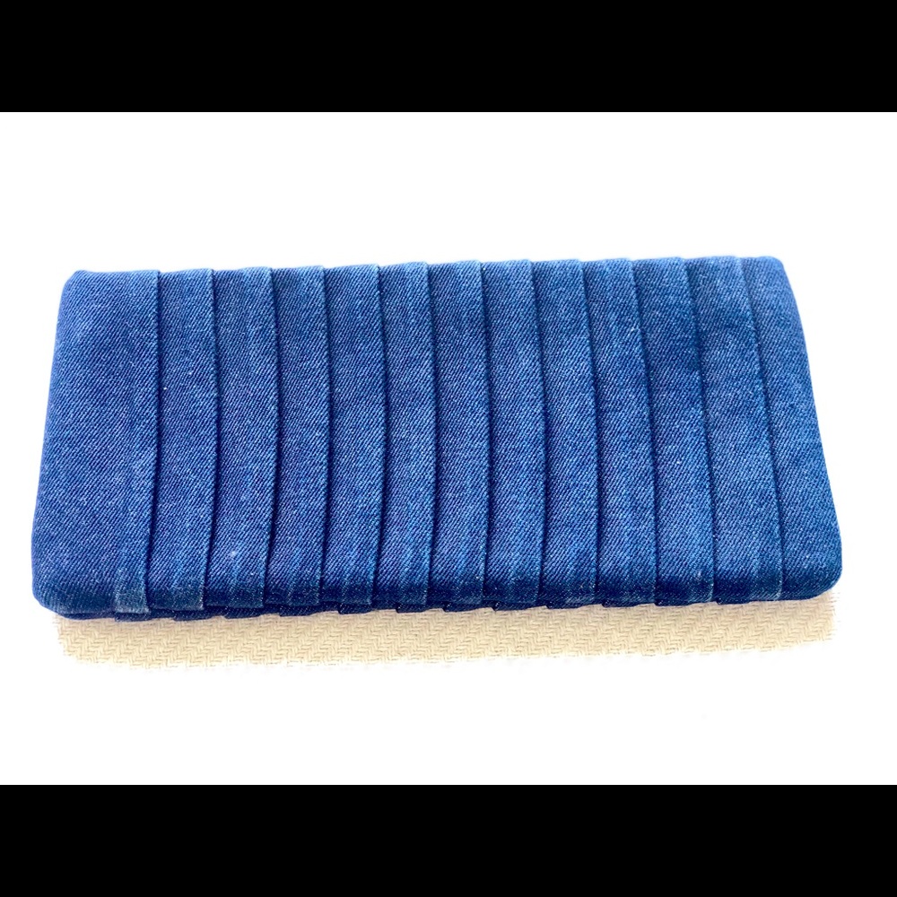 Denim Clutch Bag
